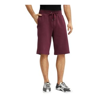 Dolce & Gabbana Casual Shorts, male, Brown, Size: L Cotton Bermuda Shorts