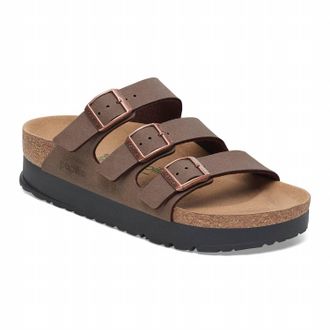 Birkenstock Womens Florida Iii Platform Sandal In Mocha