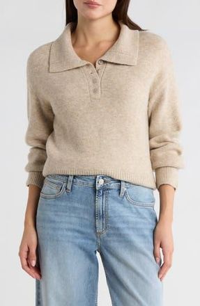 1.State Spread Collar Sweater in Oatmeal at Nordstrom Rack, Size Xx-Small
