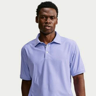 Nike Mens Tailored Performance Dri-FIT Golf Polo in Purple | IB0205-569