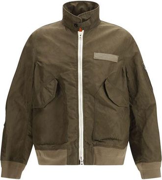 sacai Bicolor Nylon Mens Clothing