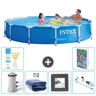 Intex Piscina Con Estructura Redonda - 366x76 Cm - 7-piezas S315