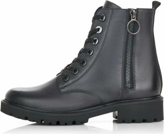Remonte Boots - Dames - Veterlaarzen - Blauw - 41 EU - Wol - Schoenen