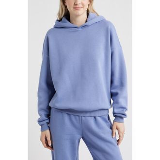 BP. Relaxed Fleece Hoodie in Blue Frost at Nordstrom, Size Xx-Small