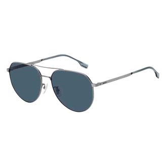 HUGO BOSS Heren 1473/F/SK 0R81 Zonnebril (Zilver/Blauw)