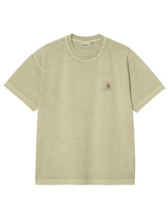Carhartt Work in Progress Green Logo T-shirt