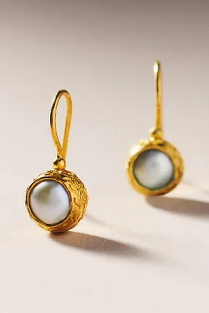 Maison Irem Pearl French Hook Earrings
