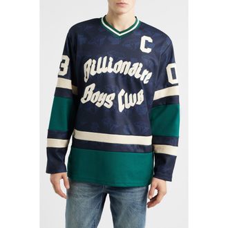 Billionaire Boys Club Celsius Jersey Knit Pullover in Navy Blazer at Nordstrom Rack, Size Xx-Large R