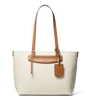 Michael Kors Tote Bags, female, Beige, Size: ONE SIZE Jet Set Travel Tote