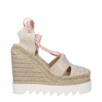 Stella McCartney Stella Mc Cartney Damens Satinbeige/staubrosa Pumps