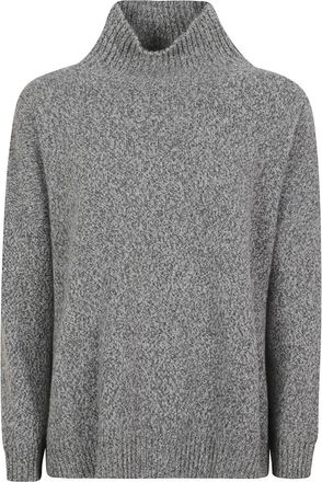 Max Mara Borgia Turtleneck - Knitwear - Mujer - Gris - XS