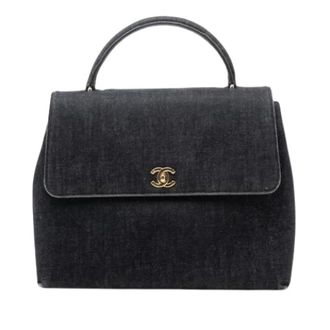 Chanel Pre-owned Kelly Handtas - Dames - Pre-owned - Zwart - Maat: ONE Size Denim