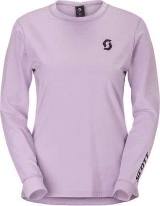 Scott Tee Vertic Pro Mid L/S Velotrikot f&uuml;r Damen | lila
