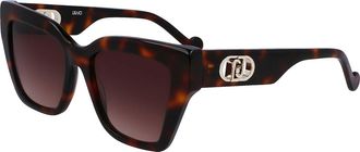 Liu Jo LJ777S 240 Womens Sunglasses Tortoiseshell Size 53