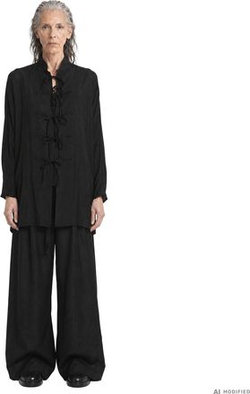 Yohji Yamamoto Ribbon Detail Dress