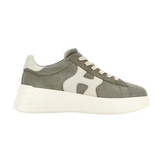 Hogan Rebel Su&egrave;de Sneakers - Dames - Sneakers - Groen - 37 1/2 EU - Su&egrave;de - Schoenen