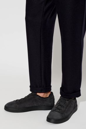 Tod's Suede Sports Shoes, Mens, Black