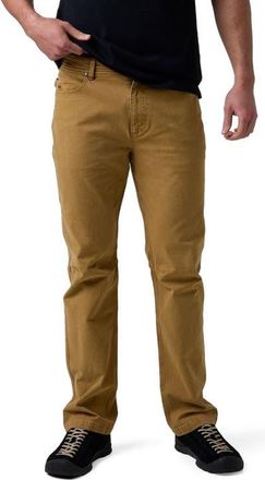 Backcountry Rambler Stretch Canvas 5-Pocket Pant - Mens in Bistre at Nordstrom, Size 30