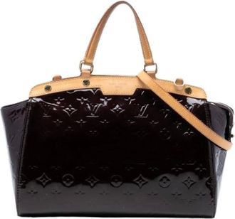 Louis Vuitton Pre-owned Handbags, female, Purple, Size: ONE SIZE Pre-owned Brea MM