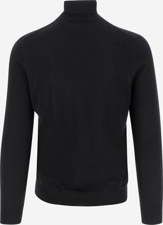 Polo Ralph Lauren Mens Wool Turtleneck Sweater Black