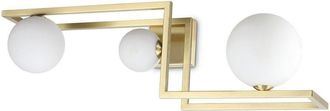 Netlighting ANGOLO 3 Light Globe Ceiling Light Brass