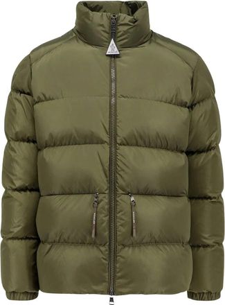 Moncler Gewatteerde Donsjas - Heren - Winterjassen - Groen - M - Nylon - Jassen