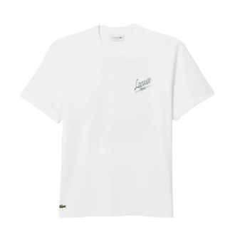 Lacoste Hombre, Camisetas, Blanco, Talla: S