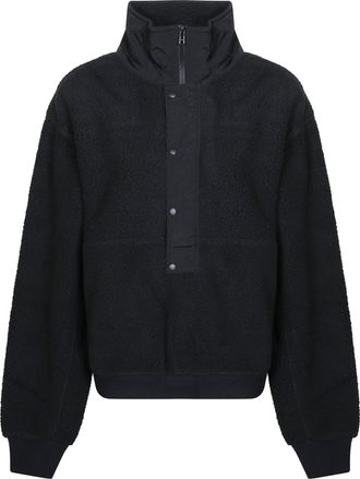 Entire studios Felpa System Half Zip Textured High Collar Sweatshirt