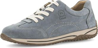Gabor Sneaker Low - Dames - Schoenen - Blauw - Maat: 40 EU Leer