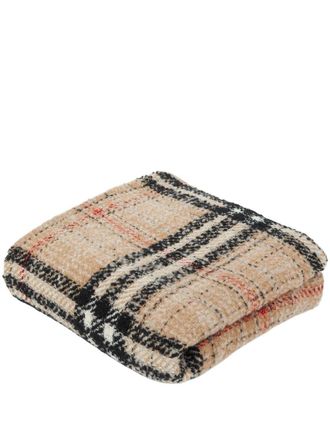 Burberry Coperta a quadri in tweed - Toni neutri