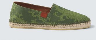 Etro Paisley gabardine espadrilles
