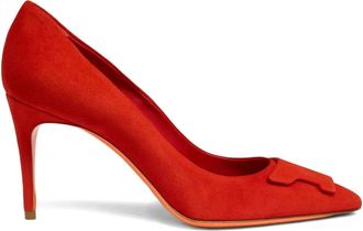 Santoni 85 mm Sibille pumps - Rood