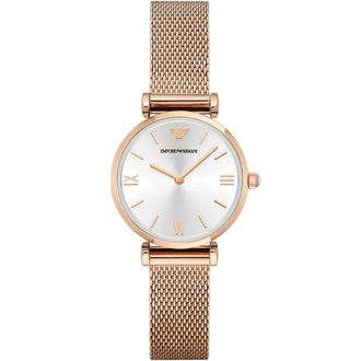 Emporio Armani Accessoires, Dames, Roze, ONE Size, Retro Horloge
