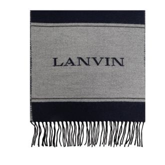 Lanvin Wool Scarf with Logo