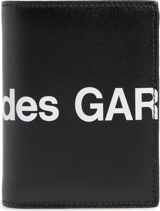 Comme Des Garçons Huge Logo Card Case in Black at Nordstrom