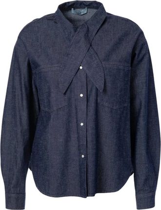 Jcsophie Plum Blouse - Dames - Blouses & Shirts - Blauw - Maat: M Katoen