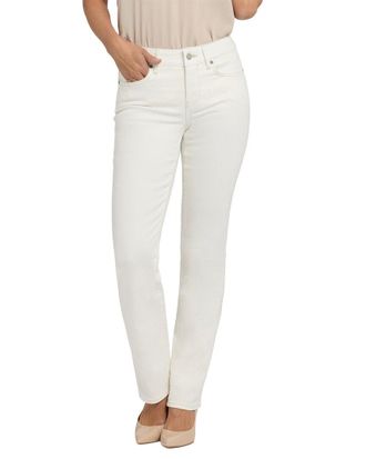 NYDJ Marilyn Winter White Straight Leg Jean