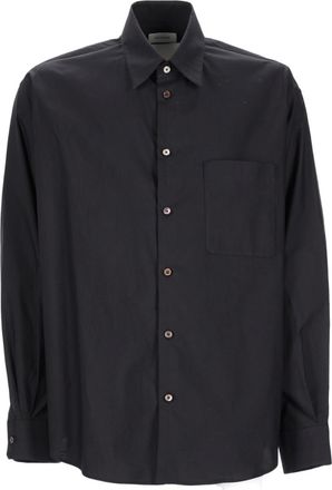 Christophe Lemaire Regular Fit Cotton-Silk Pleat Shirt