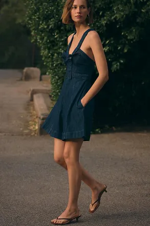 Maeve Halter Cutout Romper