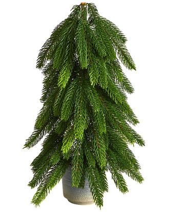 Nearly Natural 17in Christmas Pine Artificial Tree