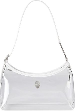 Kurt Geiger Kurt Mini Vinyl Shoulder Bag in Clear White at Nordstrom