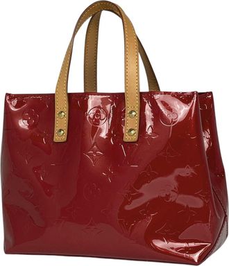 Louis Vuitton Pomme Damour Red Color Monogram Vernis Handbag Tote Bag (Pre-Owned)