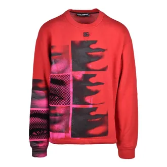Dolce & Gabbana Uomo, Felpe, Rosso, XL, new
