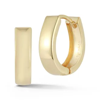 Ember Fine Jewelry 14K Gold Small Oval Hoops