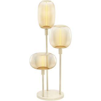 Ledvance DECOR STICK FLOOR: Lampada da terra, 3 x E27, beige, acciaio inossidabile, scenari luminosi personalizzati, interruttore a pedale, design