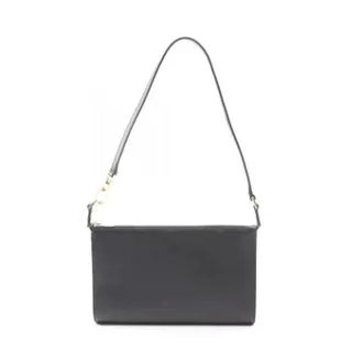 Ferragamo Pre-owned Shoulder Bags, female, Black, Size: ONE SIZE Pre-owned Leather Shoulder Bag