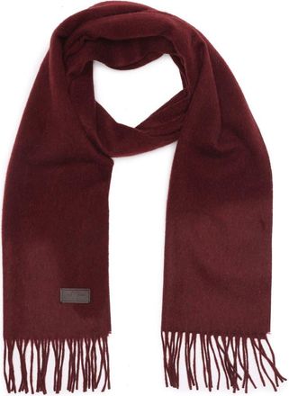 Hickey Freeman Cashmere Fringe Scarf in Bordeaux at Nordstrom Rack