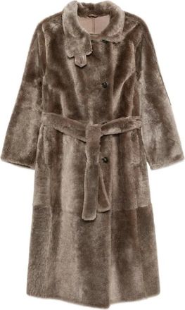 Brunello Cucinelli Mujer, Abrigos, Marr&oacute;n, Talla: S
