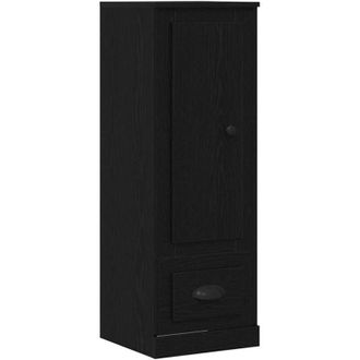 vidaXL Highboard Black Oak 36 x 35.5 x 103.5 cm Engineered wood Vidaxl