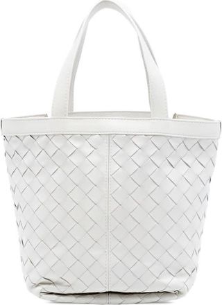 Bottega Veneta Pre-owned Bottega Veneta Small Nappa Intrecciato Flip Flap Tote Ladies N34G0X8X35G2O0F0